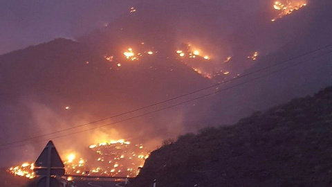 Incendio Canarias