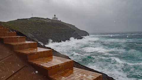 Tempestad invernal en Illa Grossa, Columbretes.-BRUNO SABATER