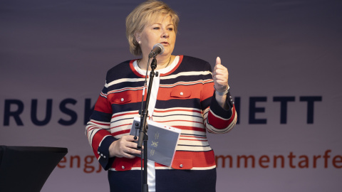 Erna Solberg. Håkon Mosvold Larsen/NTB/EP