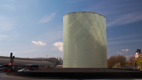 Monumento a las víctimas del 11M en la estación de Atocha, Madrid.