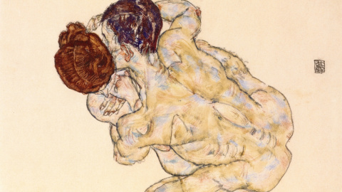 'Mann und Fraude', de Egon Schiele