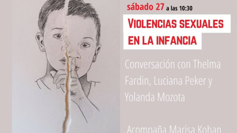  Cartel del acto sobre violencias sexuales en la infancia