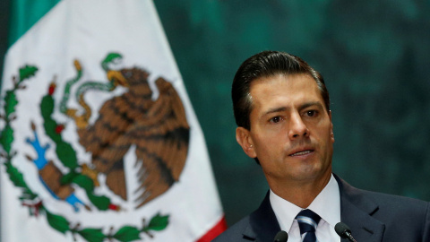 Enrique Peña Nieto, presidene de México, durante un discurso que dio en Australia/REUTERS