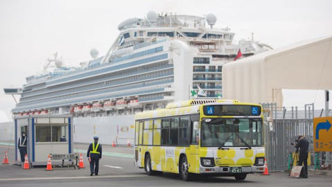 Evacuación de los integrantes del crucero 'Diamond Princess' - DPA (EUROPA PRESS)