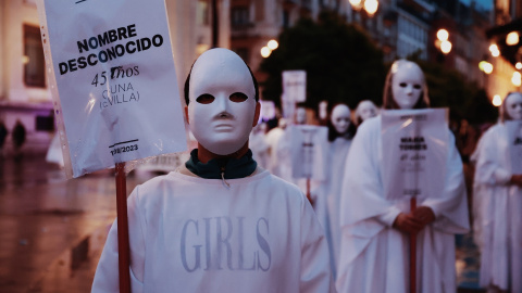 Mujeres participaron en la vibrante manifestación del 8M en Sevilla, en conmemoración del Día Internacional de la Mujer, a 8 de Marzo de 2024 (Andalucía, España).- Rocío Ruz / Europa Press