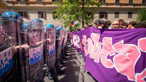 Marcha feminista en Roma.- Marco Di Gianvito / ZUMA Press / Europa Press