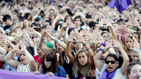 Concentración en Bilbao contra las agresiones sexuales a mujeres. - EFE