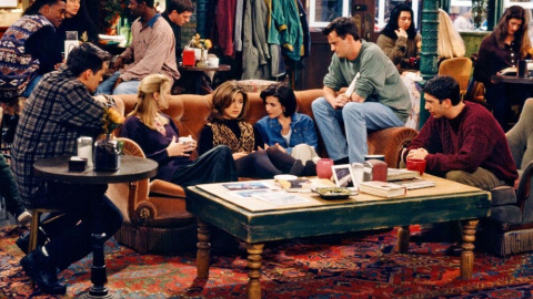 Escena de 'Friends' en Central Perk.