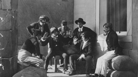 Fotograma del cortometraje 'Los crímenes de Diogo Alves', grabado en 1911 y considerado el segundo film de ficción producido en Portugal.