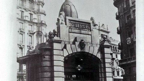 Templete de la Red de San Luis, obra de Antonio Palacios. / METRO DE MADRID