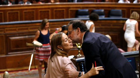 Ana Pastor y Mariano Rajoy.