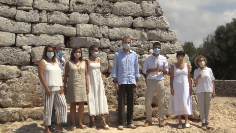 Felipe VI y Letizia protagonizan su primera visita a Menorca como Reyes