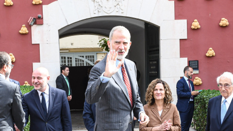  El Rey Felipe VI durante la celebración del 50 aniversario del Teatre Museu-Dalí, en Girona.