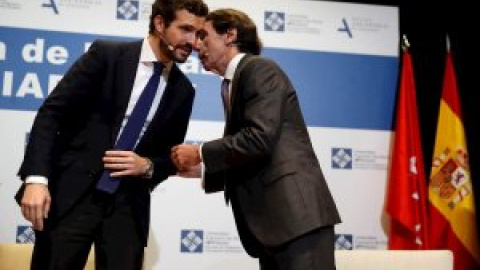 Aznar aconseja a Casado que ignore a Vox cuando haga oposición al Gobierno