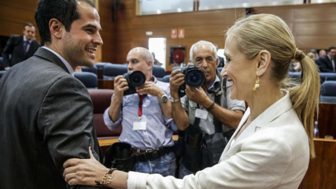 Ignacio Aguado, de Ciudadanos, junto a Cristina Cifuentes en una imagen de archivo / EFE