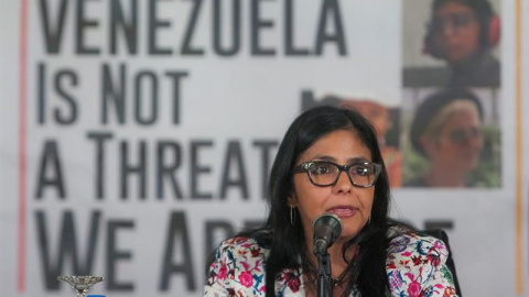 La ministra de Relaciones Exteriores de Venezuela, Delcy Rodríguez. - EFE