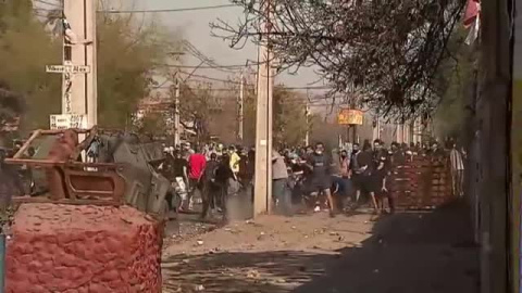 Violenta protesta en Chile por la escasez de alimentos durante la cuarentena