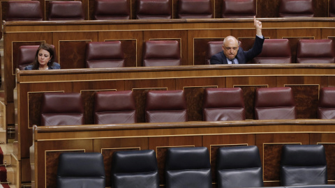 Adriana Lastra y Rafael Simancas Congreso de los Diputados COVID-19. / EUROPA PRESS