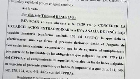 El expediente judicial, divulgado por la periodista Marcela Ojeda