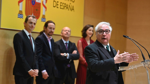 Pedro Duque, Manuel Castells, Pablo Iglesias