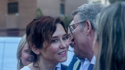  El presidente del PP, Alberto Núñez Feijóo y la presidenta de la Comunidad de Madrid, Isabel Díaz Ayuso. Imagen de archivo. Europa Press