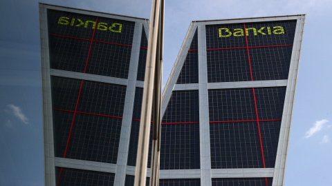 Sede de Bankia, en una de las Torres Kio de Madrid. REUTERS