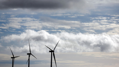 Parque eólico de Iberdrola en Moranchon (Guadalajara). REUTERS/Sergio Perez