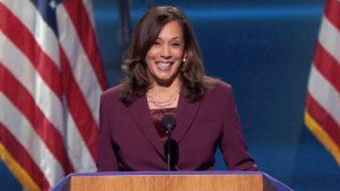 Kamala Harris asume de manera oficial su candidatura a vicepresidenta demócrata de EEUU para las elecciones