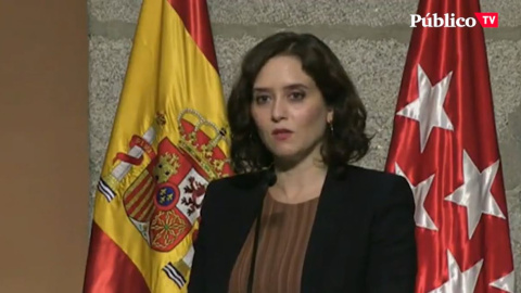 Isabel Díaz Ayuso confirma el confinamiento de una parte de la comunidad de Madrid