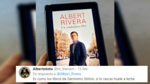 "No te preocupes, no sufrirás piratería": mofas tras conocerse la portada del libro de Albert Rivera