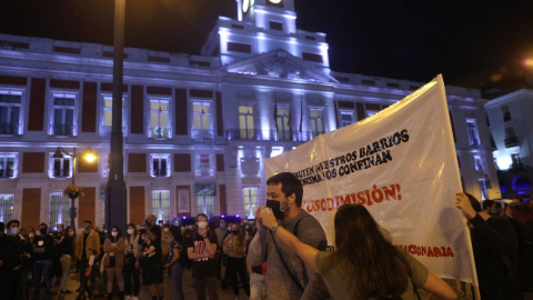 Protesta frente al Gobierno regional de Madrid / EFE