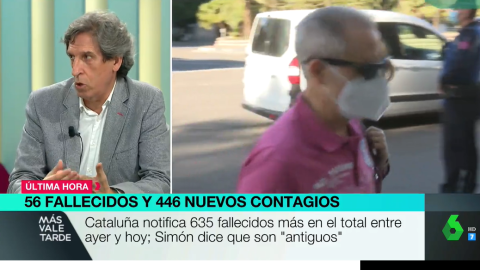 El presidente del Colegio de Médicos madrileño, Miguel Ángel Sánchez Chillón, en 'Más Vale Tarde'.