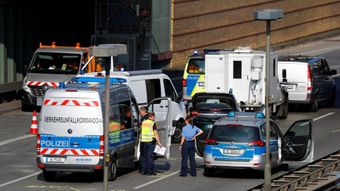 Imagen de la escena de los accidentes / REUTERS.