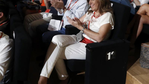 La presidenta de Andalucía, Susana Díaz, durante la inauguración del Congreso Federal del PSOE. /EFE