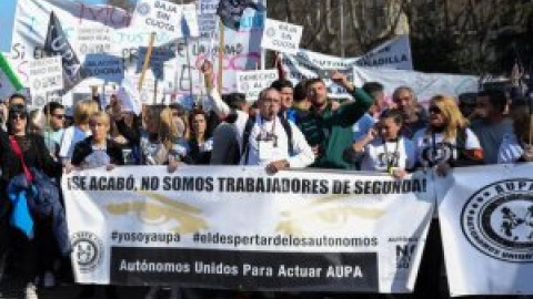 Miles de autónomos exigen en Madrid iguales prestaciones que los trabajadores asalariados