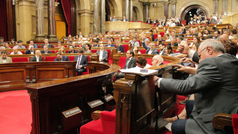 Sessió plenària del Parlament de Catalunya