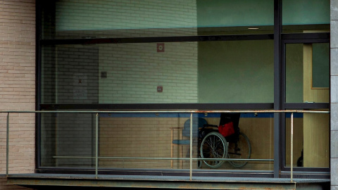 Vista de un residencia de ancianos en Mataró (Barcelona). EFE/ Enric Fontcuberta