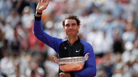 Rafa Nadal, amb el seu 10è trofeu de Roland Garros /Europa Press