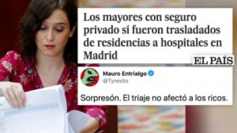 "Esta es la libertad de los neoliberales: morirte si no tienes dinero": indignación por el escándalo de las residencias en Madrid