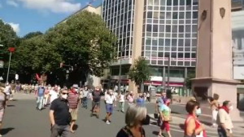 Los pensionistas vuelven a manifestarse en Bilbao