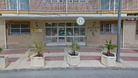 Fachada de la Comandancia de la Guardia Civil en Murcia. / Google Maps