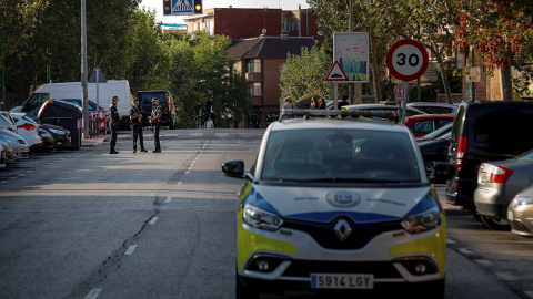 Una patrulla de la policía local