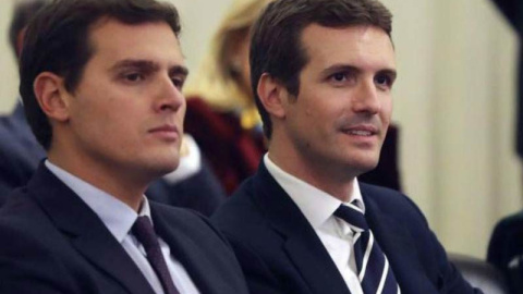 El viraje de Casado y Rivera: pasan del gobierno de la lista más votada a la “coalición de perdedores”