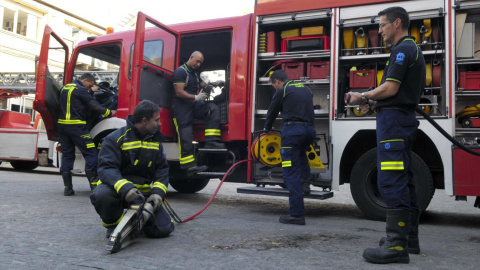 El 60% de los aspirantes a bombero en Burgos, eliminado por la prueba de ortografía. EFE/Archivo