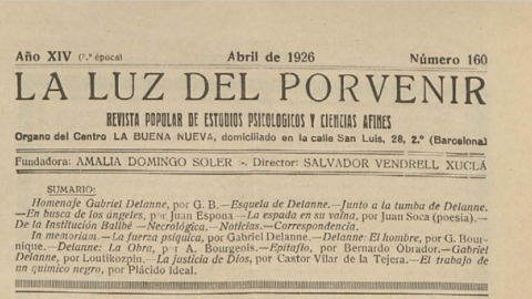 La revista 'La Luz del Porvenir', donde solo escribían mujeres. / BNE