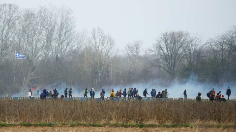 Frontera greco-turca refugiados