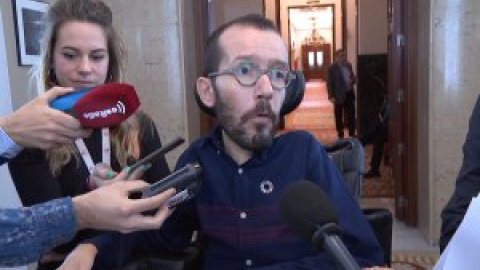 Echenique ve una "obligación democrática" investigar las actividades del rey, y deja la pelota en el tejado del PSOE