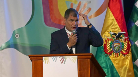 El expresidente de Ecuador Rafael Correa.  - EFE