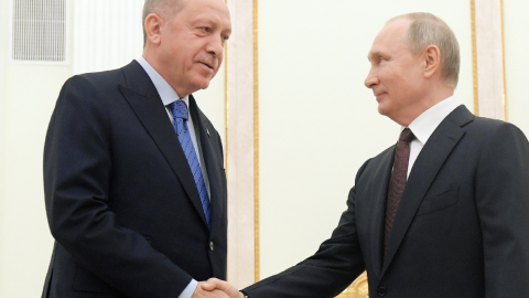 Encuentro entre Recep Tayyip Erdogan y Vladimir Putin sobre la crisis siria / Dmitry Azarov - Europa Press