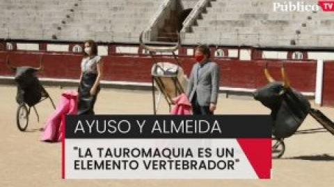 Ayuso y Almeida defienden la tauromaquia como "elemento vertebrador"